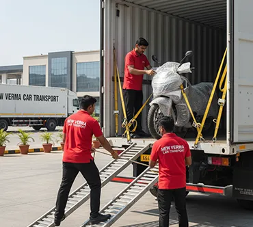 Recent bike relocation project by New Verma Car Transport