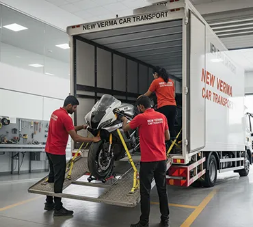 Secure bike relocation by New Verma Car Transport